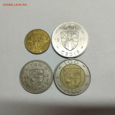 4 монеты Ганы, до 20.04.24г. - IMG_20240417_125251