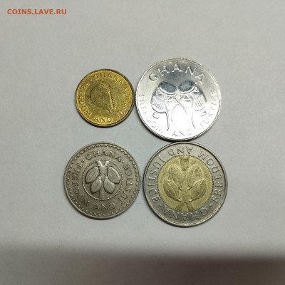 4 монеты Ганы, до 20.04.24г. - IMG_20240417_125219