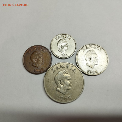 4 монеты Замбии, 1968г., до 20.04.24г. - IMG_20240417_130215