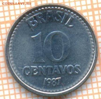 Бразилия 10 сентаво 1987 г., до 24.04.2024 г. в 22.00 по Мос - Бразилия 10 сентаво 1987 683
