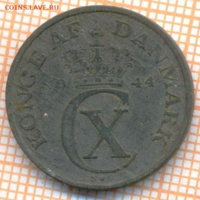 Дания 2 эре 1944 г., до 24.04.2024 г. в 22.00 по Москве - Дания 2 эре 1944 691