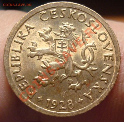 Чехословакия 10 геллеров 1928 г. UNC - DSC02513.JPG