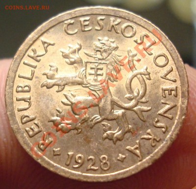 Чехословакия 10 геллеров 1928 г. UNC - DSC02516.JPG