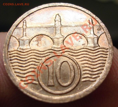 Чехословакия 10 геллеров 1928 г. UNC - DSC02517.JPG
