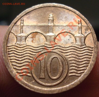 Чехословакия 10 геллеров 1928 г. UNC - DSC02519.JPG