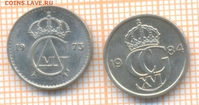 Швеция 10 эре 1973,1984 г., до 25.04.2024 г. в 22.00 по Моск - Швеция 10 эре 1973 1984 706