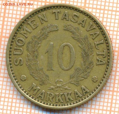 Финляндия 10 марок 1930 г., до 25.04.2024 г. в 22.00 по Моск - Финляндия 10 марок 1930 717