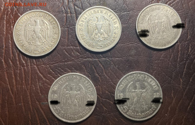 5 Марок Германия 1934,1935,1936 - 85A756D5-BE2A-4CB6-8FB3-E894BBC0A07D
