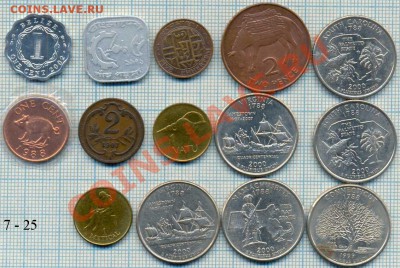 иностранные монеты наборами и на выбор - 7 25