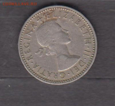 Великобритания 1956 1 шиллинг( Шотланский герб) до 24 04 - 481
