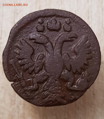 Полушка 1736г до 27.04.24  22-00 Москва - 20231218_202258