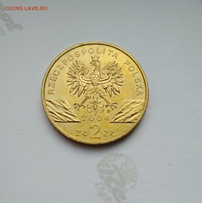 Польша 2 злотых 2004г.Морская свинья.до 27.04.24г. - 2004г.Морская свинья2