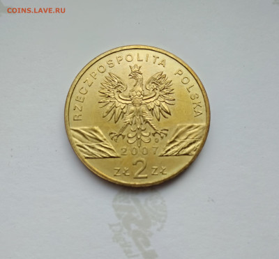 Польша 2 злотых, 2007г. Длинномордый тюлень.до 27.04.24г. - 2007 Длинномордый тюлень2