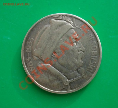 Польша,Ag, Ян Собески 10zl 1933г. до 23.01.12 в 22.00 МСК - соб1