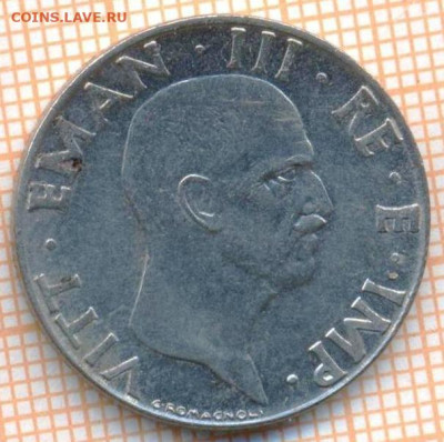 Италия 50 чентезимо 1941 г., до 30.04.2024 г. в 22.00 по Мос - Италия 50 чент 1941 535а