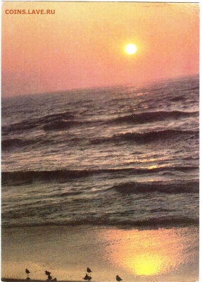 ЗАКАТ НА МОРЕ Фото А. РАСОВСК 1990 г. до 01.05.24 г. в 23.00 - 070