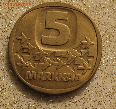 Финляндия 5 марок 1984 до 30.04.24г. 22.00ч. - фин 5 марк1