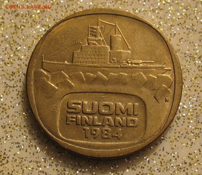 Финляндия 5 марок 1984 до 30.04.24г. 22.00ч. - фин 5 марк