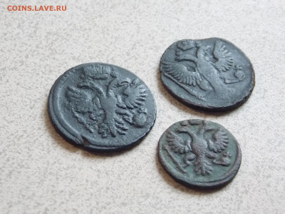 Денга 1731, 1746 г., полушка 1735 г. до 2 05 - DSCN0172.JPG