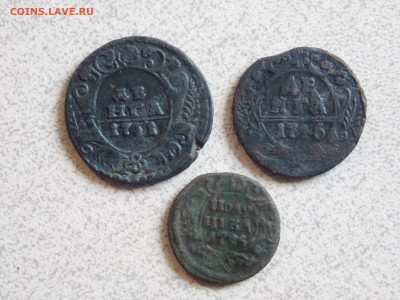Денга 1731, 1746 г., полушка 1735 г. до 2 05 - DSCN0173.JPG
