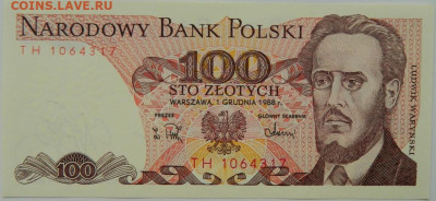 Польша 100 злотых 1988 г.  до 02.05.24 - DSCN7449.JPG