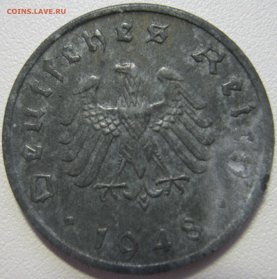Германия оккупация союзников 10 пфеннигов 1948 F до 1.05. - IMG_7688.JPG