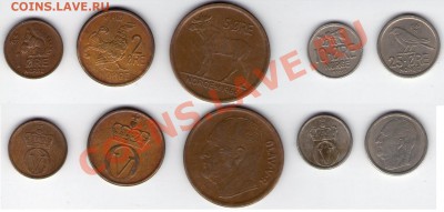 >L< Норвегия Фауна 5 монет до 21.01.12 22:00 - Норвегия Фауна 5 монет