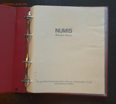 Немецкий альбом для монет Numis с листами - 20240430_165143