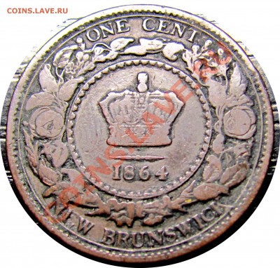 G15 Нью-Брансуик 1¢ 1864 VG до 24.01 в 22°° - G15 New Brunswick 1864 1c_2