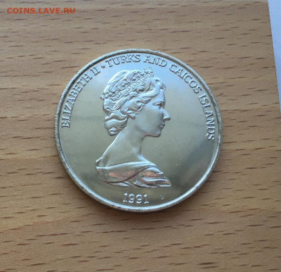 Крона Шайба Тёркс и Кайкос 5 крон 1991 500 лет открытию Амер - krona_shajba_terks_i_kajkos_5_kron_1991_500_let_otkrytiju_ameriki_izabella_i_kolumb (1)
