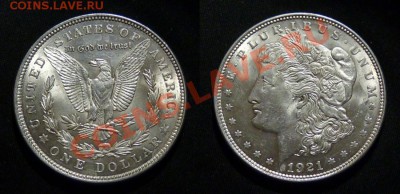 1 Dollar Morgan 1921г,Красивый, до 20.1.12, 22-30мск - Panorama3