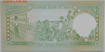 Сирия 5 фунтов 1991 г.  до 10.05.24 - DSCN7573.JPG