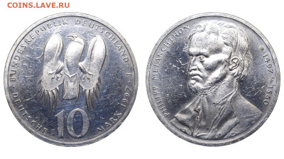 ФРГ. 10 марок 1997 г. Гейне. До 08.05.24. - Р2252