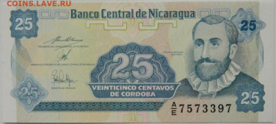 Никарагуа 25 сентаво 1991 г.  до 13.05.24 - DSCN7680.JPG