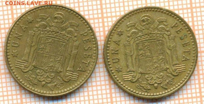 Испания 1 песета 1966,75 г., до 14.05.2024 г. в 22.00 по Мос - Испания 1 песета 1966 75 805а