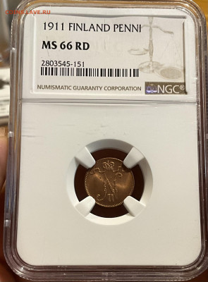 Пенни 1911 NGC MS66RD - IMG_6297