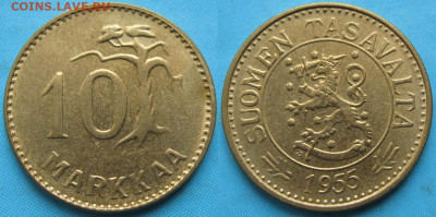 Финляндия 10 марок 1955 до 14-05-24 в 22:00 - Финляндия 10 марок 1955 H    13057