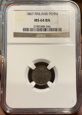 Пенни 1867 NGC MS64 - IMG_6286