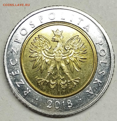 5 злотых, 2018г. 100 лет независимости, до 11.05.24г. - IMG_20240507_131313