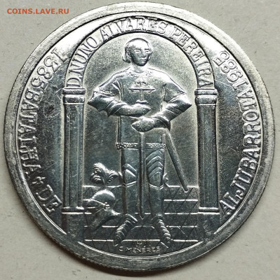 100 эскудо, 600 лет битве при Альжубаротте, до 11.05.24г. - IMG_20240507_222833