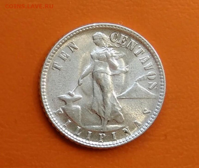 Филиппины 10 сентаво 1945 года до 12.05.2024 - IMG_20240508_214712