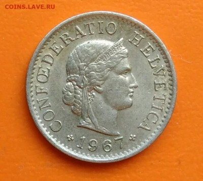 Швейцария 5 раппен 1967 года до 12.05.2024 - IMG_20240429_220220