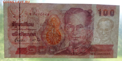 Таиланд 100 бат 1994г. Нечастая комбинация подписей до 11.05 - SAM_7428.JPG