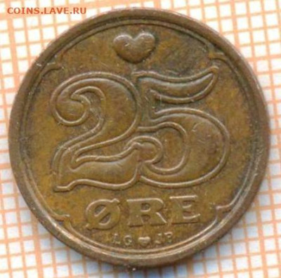 Дания 25 эре 1991 г., до 16.05.2024 г. в 22.00 по Москве - Дания 25 эре 1991 813а