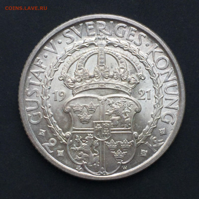 Швеция, 2 Кроны 1921, Король Густав IV, до 17.05.2024 - 7ED3BAF7-8D82-40E2-A35A-45884DD4706A