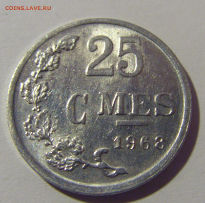 25 сантим 1968 Люксембург №1 18.05.2024 22:00 МСК - CIMG6322.JPG