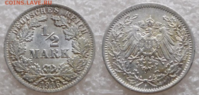 1 марка Германия цена по фиксу, до18.05.214г. в 22.00 по МСК - 1-2 1916
