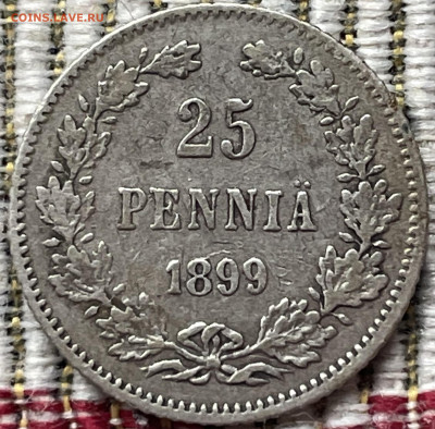 25 пенни 1899 года. - 251EEB54-9ACA-4A85-B2F2-E4B7C434CC9D