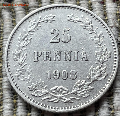 25 пенни 1908 года - 01E81871-574C-4343-A70A-BEB573A6DBE1