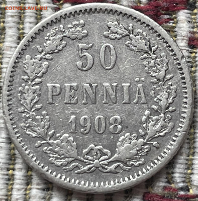 50 пенни 1908 года. - 80139C15-D8FE-4E5E-B6DA-E9DBA3694214